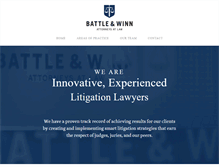 Tablet Screenshot of battlewinn.com